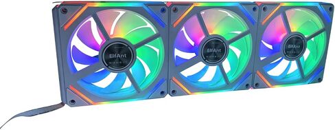 Computer Case Fans Reverse 120mm ARGB - 5V 3Pin PWM Daisy Chain, Infinity Mirror Module for PC Cases & Liquid Cooling (White) in Kuwait