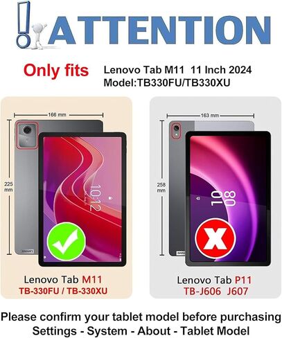 حالة لوحة المفاتيح لـ Lenovo Tab M11 11 بوصة ، لوحة مفاتيح Bluetooth اللاسلكية القابلة للفصل مع غطاء حامل متعدد الزوايا لـ 11 "Lenovo Tab M11 Tablet (TB330FU/TB330XU) 2024 إصدار ، أرجواني in Kuwait