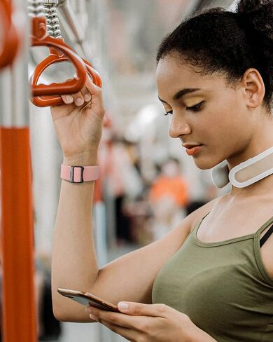 شريط نايلون مسدود لـ Google Pixel Watch 4/3 45 ملم ، حزام حلقة مرن ناعم للتنفس لمشاهدة البكسل 45 ملم مع موصل الفولاذ المقاوم للصدأ معشقًا in Kuwait