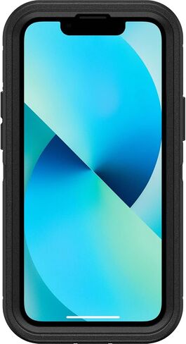OtterBox Defender Series iPhone Case + Bonus Screen Protector, Apple Phonecase, Wireless Charging, Removable Rotating Belt-Clip Holster/Kickstand (Black, iPhone 13 Mini) in Saudi Arabia