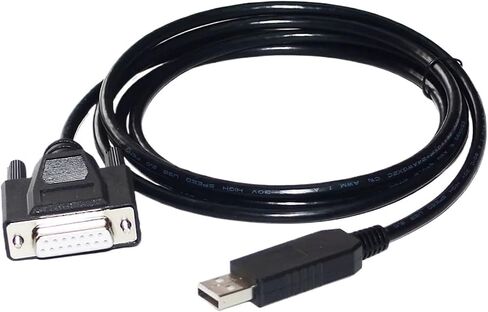 FT232RL Chip USB إلى D-Sub 9pin DB9 أنثى RS232 كابل الاتصال التسلسلي لـ NXAMP TDControllers DSP إلى الكمبيوتر (5 متر ، رقاقة FTDI FT232RL) in Saudi Arabia
