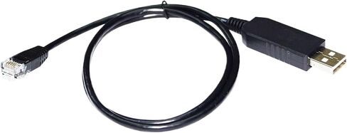 FT232RL CHIP USB RS232 to RJ11 RS232 Converter Serial Communication Console DEBUG Cable for LI-ION Battery to PC(1.8m,US2000C) in Saudi Arabia