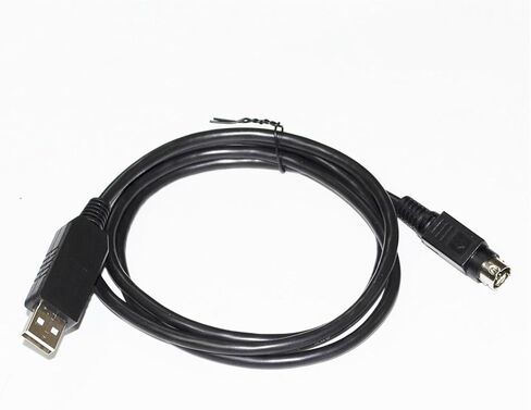 رقاقة USB إلى DIN 8 PIN MALE TCP6180 موصل RS232 كابل الاتصال التسلسلي لكاشف سلسلة GP-X (5 أمتار) in Kuwait