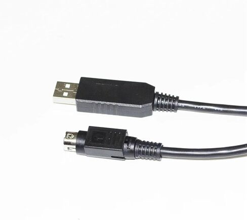 رقاقة USB إلى DIN 8 PIN MALE TCP6180 موصل RS232 كابل الاتصال التسلسلي لكاشف سلسلة GP-X (5 أمتار) in Kuwait