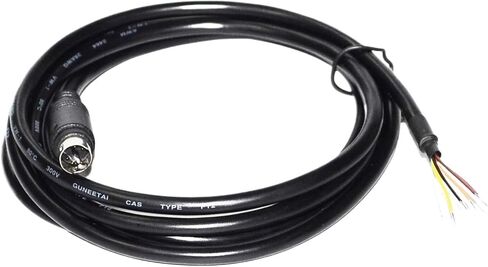 MINI DIN 4PIN 5PIN 6PIN 8PIN MD4 MD5 MD6 MD8 MALE CONNECTOR Programming Cable (1.0m ، MD 6-Pin) in Saudi Arabia