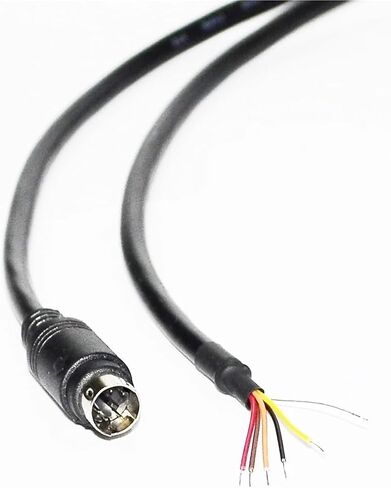 MINI DIN 4PIN 5PIN 6PIN 8PIN MD4 MD5 MD6 MD8 MALE CONNECTOR Programming Cable (1.0m ، MD 6-Pin) in Saudi Arabia