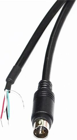 MINI DIN 4PIN 5PIN 6PIN 8PIN MD4 MD5 MD6 MD8 MALE CONNECTOR Programming Cable (1.0m ، MD 6-Pin) in Saudi Arabia