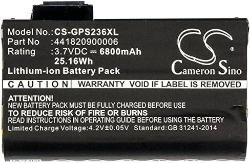 استبدال البطارية المتوافقة مع Getac PS336 PS236 PS236C (6800mAh/3.7v) ، 441820900006 بطارية in Saudi Arabia