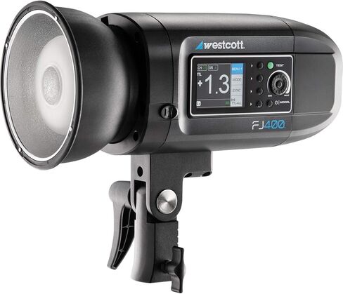Westcott FJ400 400Ws ستروب مع بطارية ليثيوم بوليمر AC/DC | ذراع تمديد 8 بوصات وحزمة بطاقة ذاكرة SDXC سعة 64 جيجابايت in Kuwait