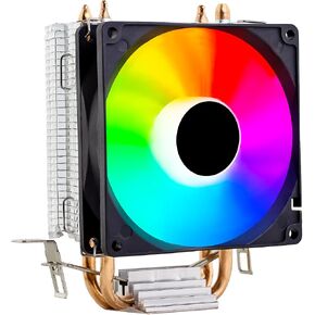 HD290 CPU هواء مبرد ، أنابيب حرارة مطلي بالنيكل ، تمكين مروحة الترتيب الألومنيوم 90 ملم و RGB ، لـ AMD AM4/AM5/Intel LGA 1150/1151/1155/1200/1700/1851 in Kuwait
