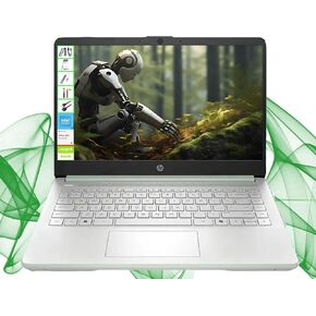 HP Laptop with Microsoft Office and 1TB Cloud Storage (1-Year) | 14 inch HD Computer | 8GB RAM | 128GB UFS | Intel 4-Core CPU(Beat i3-10110U)| Windows 11 Home in S Mode| LE Bundle in Saudi Arabia