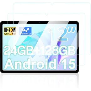 Screen Protector for Generic A116C Tablet 12 inch Android Tablets, Anti-Scratch 9H Hardness Touch Sensitive 2.5D Rounded Edges Bubble Free Easy to Install,2 Pack. in Saudi Arabia
