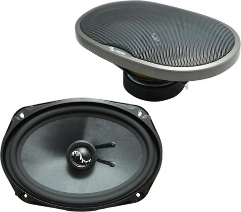 Harmony Audio HA-C65 Compatible with Honda Accord 1998-2002 Carbon 6.5" Replacement 350W Speakers, HA-C69 6x9 Replacement 500W Speakers and HA-727800 Factory Speaker Replacement Harness in Saudi Arabia