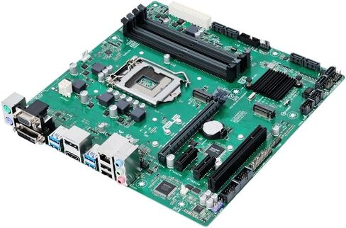 Motherboard Fit for ASUS B250M-C for Intel B250 LGA 1151 with I/O Back Plate Shield - Industrial Packaged，Non-Original Packaging in Saudi Arabia