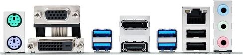 Motherboard Fit for ASUS B250M-C for Intel B250 LGA 1151 with I/O Back Plate Shield - Industrial Packaged，Non-Original Packaging in Saudi Arabia