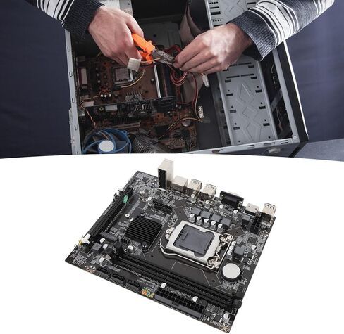 اللوحة الأم ITX H110 ، LGA 1151 Micro ATX Gaming Motherboard For 6 7 8 9th Gen for Celeron for ، 2 x Ddr4 M.2 NVMe NGFF SATA3.0 PCIe Slot ، VGA & DP ، PCIE X 16 in Saudi Arabia