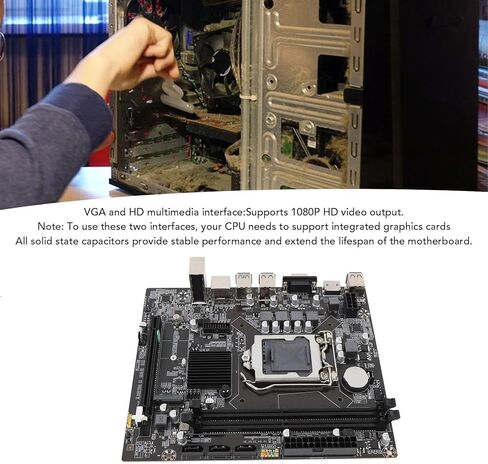 اللوحة الأم ITX H110 ، LGA 1151 Micro ATX Gaming Motherboard For 6 7 8 9th Gen for Celeron for ، 2 x Ddr4 M.2 NVMe NGFF SATA3.0 PCIe Slot ، VGA & DP ، PCIE X 16 in Saudi Arabia