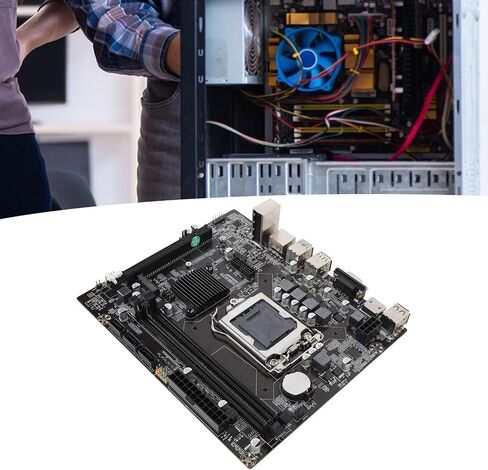 اللوحة الأم ITX H110 ، LGA 1151 Micro ATX Gaming Motherboard For 6 7 8 9th Gen for Celeron for ، 2 x Ddr4 M.2 NVMe NGFF SATA3.0 PCIe Slot ، VGA & DP ، PCIE X 16 in Saudi Arabia