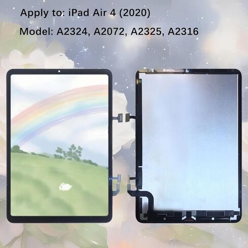 شاشة العرض لـ iPad Air 4 (2020) A2324 A2072 A2325 A2316 LCD Screen Assembly مع مجموعة in Kuwait