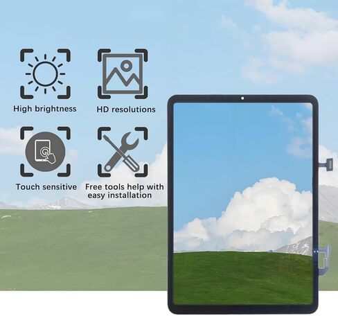 شاشة العرض لـ iPad Air 4 (2020) A2324 A2072 A2325 A2316 LCD Screen Assembly مع مجموعة in Kuwait