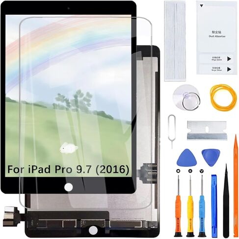شاشة العرض لـ iPad Pro 9.7 (2016) A1673 A1674 A1675 LCD Screen Assembly مع مجموعة in Saudi Arabia