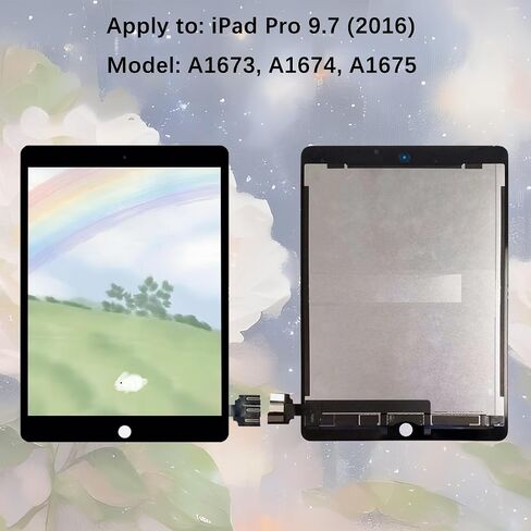 شاشة العرض لـ iPad Pro 9.7 (2016) A1673 A1674 A1675 LCD Screen Assembly مع مجموعة in Saudi Arabia