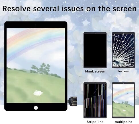 شاشة العرض لـ iPad Pro 9.7 (2016) A1673 A1674 A1675 LCD Screen Assembly مع مجموعة in Saudi Arabia