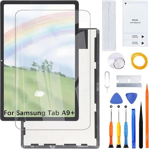 Display Screen for Samsung Tab A9+ X210 X215 X216 LCD Screen Replacement Assembly with Kit in Saudi Arabia