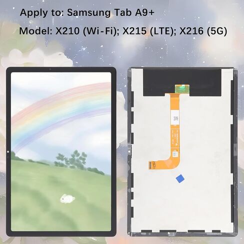 Display Screen for Samsung Tab A9+ X210 X215 X216 LCD Screen Replacement Assembly with Kit in Saudi Arabia