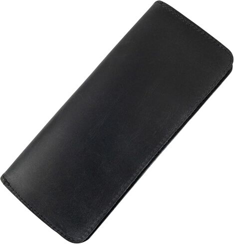 Hide & Drink, Cell Phone Wallet Handmade from Full Grain Leather - Sangria in Saudi Arabia