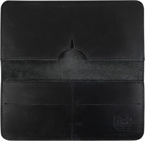 Hide & Drink, Cell Phone Wallet Handmade from Full Grain Leather - Sangria in Saudi Arabia
