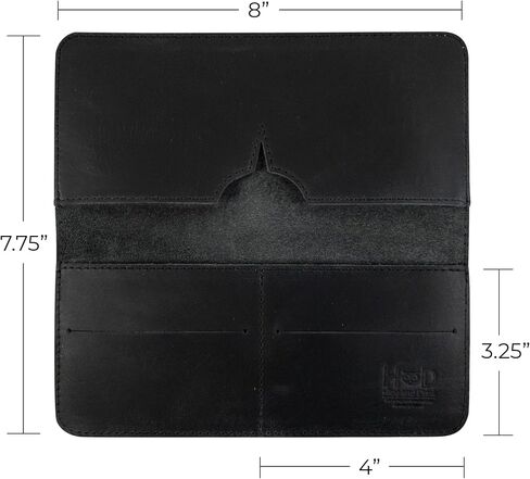 Hide & Drink, Cell Phone Wallet Handmade from Full Grain Leather - Sangria in Saudi Arabia