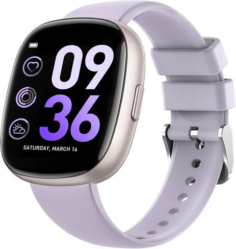 Smart Watches for Women Men with Call: Fitness Trackers with 24-Hour Heart Rate SpO2 Sleep Monitor 5ATM Waterproof 120+ Sport Mode Watches for Women gift Compatible with iPhone Android Phones(3 Bands) in Kuwait