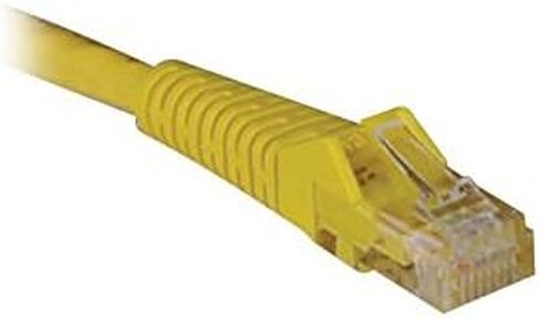Tripp Lite 10 pack Cat6 Gigabit snagless cable cable (RJ45 m/m)-أصفر ، 1 قدم. (N201-001-YW) in Saudi Arabia