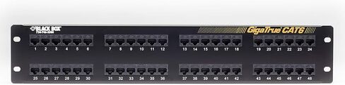 لوحة تصحيح Black Box Cat6 ، 2U ، غير محققة ، 48 منفذًا - Gigatrue in Kuwait