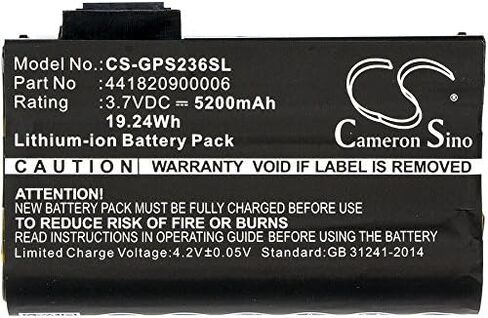 استبدال البطارية المتوافقة مع Getac PS236C PS236 PS336 (5200mAh/3.7v) ، 441820900006 بطارية in Saudi Arabia