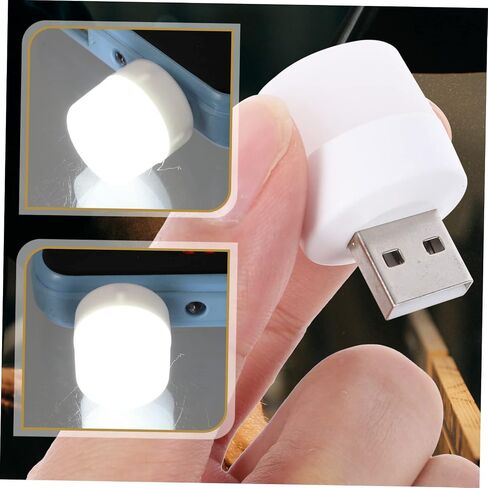 Mikikit 10pcs USB Portable LED Night Light Lamp for Car Interior and Laptop USB Powered Compact Illumination Accessory with Stable Performance and Easy Use in Saudi Arabia