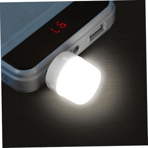 Mikikit 10pcs USB Portable LED Night Light Lamp for Car Interior and Laptop USB Powered Compact Illumination Accessory with Stable Performance and Easy Use in Saudi Arabia