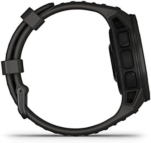 Garmin Instinct Solar, Rugged Outdoor Smartwatch with Solar Charging Capabilities, Built-in Sports Apps and Health Monitoring, Graphite Camo in Saudi Arabia
