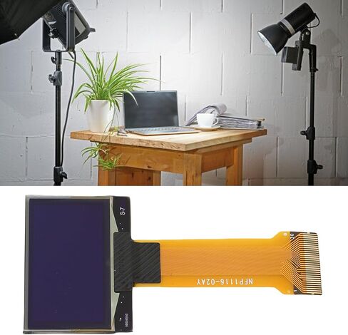 Zopsc LCD Screen Replacement for AD100 Pro, HD Tempered Glass Scratch Proof Protective Cover, Easy Installation Repair Part for Flash Strobe Light in Saudi Arabia