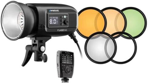 Westcott FJ400-SE Studio Strobe 400Ws with Fast Recycle Time Bundle with FJ-X3 S Wireless Flash Trigger with Sony Camera Mount (2 Items) in Saudi Arabia