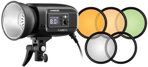 Westcott FJ400-SE Studio Strobe 400Ws with Fast Recycle Time Bundle with FJ-X3 S Wireless Flash Trigger with Sony Camera Mount (2 Items) in Saudi Arabia