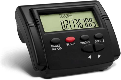 مربع معرف المتصل مع 4000 مجموعة Blacklist ، شاشة LCD ، مانع استدعاء المكالمات المزدوج للهواتف الأرضية ، مكافحة المضايقات ، سهلة الاستخدام in Kuwait