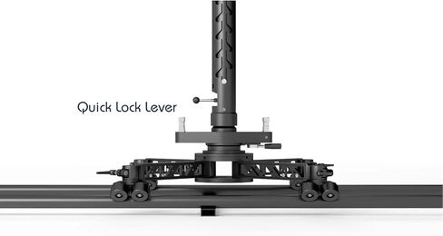 PROAIM Telescopic 27"- 42" Bazooka with Euro/Elemac Mount & Quick Lock Lever. for Camera Dolly/Slider/Jib/Crane Setup. Payload up to 200kg / 441lb. in Saudi Arabia