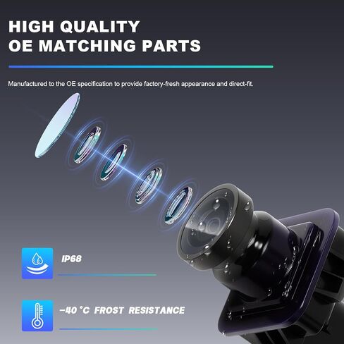 ZSZ View View Camera Camera Fits for Ford F250 F350 F550 Super Duty 2015 2016 6.2L 6.7L V8 Park Assist Camera تحل محل GC3Z-19G490-B FC3Z-19G490-A FC3Z-19G490-B in Kuwait