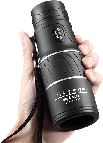 Monoculars Telescope High Power Monocular 16x52 Focus Optic Lens Handheld Day Travel Telescope Spotting Scope Binoculars Pocket Binoculars in Saudi Arabia