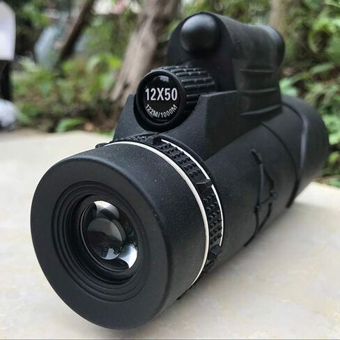 ، أحاديات 12 × 50 ذات الواجهة العالية مع PRISM BAK4 طويلة الأمد واضحة مع حامل الهواتف الذكية و TRUPOD IPX7 مواد ماء وصديق للبيئة in Saudi Arabia