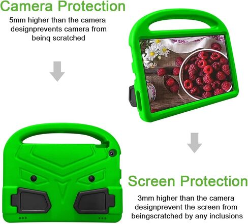 Travel on tablet case compatible with tablet compatible with children compatible with Kindle Fire HD10 (version 2020/2019/2017) – lightweight, shockproof, protective EVA handle, suppor in Saudi Arabia