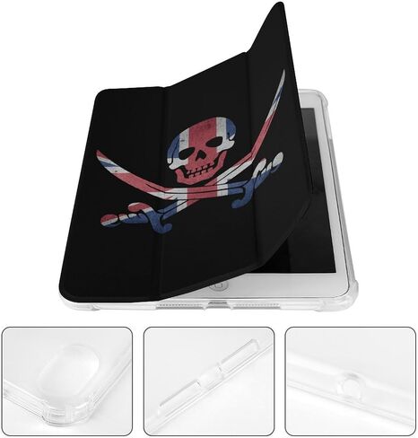 المملكة المتحدة العلم سيفات سيفات القلم مع حامل القلم رفيع الخفيفة الوزن trifold موقف متوافق مع iPad mini 4/5/6 mini4/5 （7.9in） in Kuwait