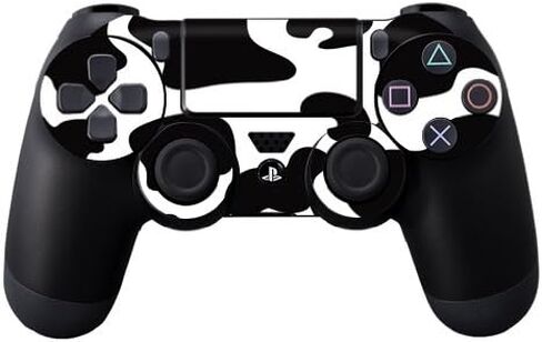Mayyskins الجلد متوافق مع Sony PS4 Controller - طباعة البقرة | غلاف الالتفاف الواقي ، الدائم ، والفريد من نوعه | من السهل تطبيق الأنماط وإزالتها وتغييرها | صنع في الولايات المتحدة in Saudi Arabia